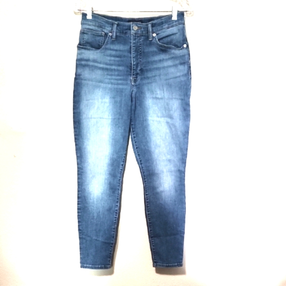 Lucky Brand High Rise Bridgette Skinny Distressed Denim Jeans 12/31